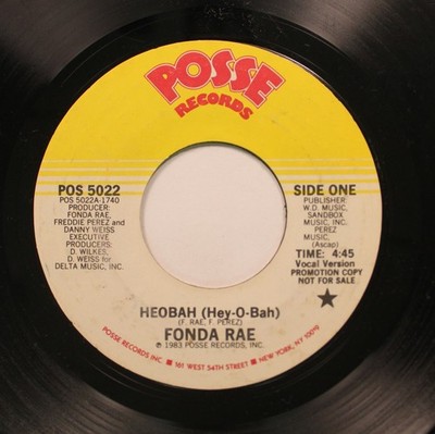 Fonda Rae - Promo Soul / Funk 45 - Heobah / Heobah On Posse