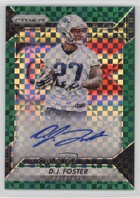 2016 Panini Prizm Rookie Green Power Prizm 43/49 DJ Foster #RA-DJF Auto 9u7
