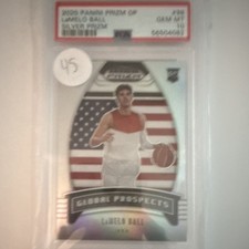 Panini 2020 Prizm Draft Picks LaMelo Ball Global Prospects RC Insert #98 PSA 10