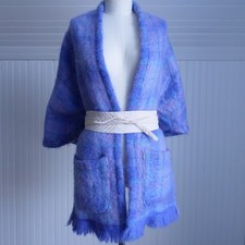 Great 90s Donegal Design Irish mohair cape/shawl