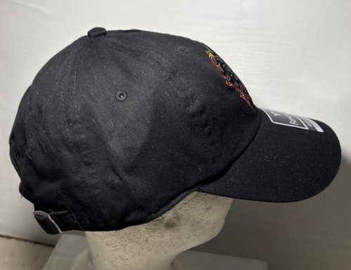 Fanatics Calgary Flames Pride Hat Adjustable Black Cap Embroidered Rainbow Logo - Picture 9 of 13