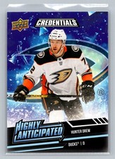 2022-23 Upper Deck Credentials #HA-44 Hunter Drew