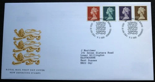 GB  First day cover 1.7.2003 Machin High Values Cat £25. 00 Excellent Condition
