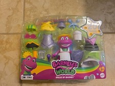 Barney s World Dress Up Barney Toy Set 20 Pieces New Sealed Package