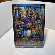 2025 Panini Mosaic Oversized Jumbo Lamar Jackson Stained Glass Ravens