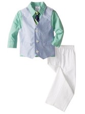 Izod Little Boys' Solid Oxford 4 Piece Set Size 4 NWT