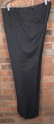 Ermenegildo Zegna Dress Pants 44x30 Gray Multiseason Milano Wool Flat Front
