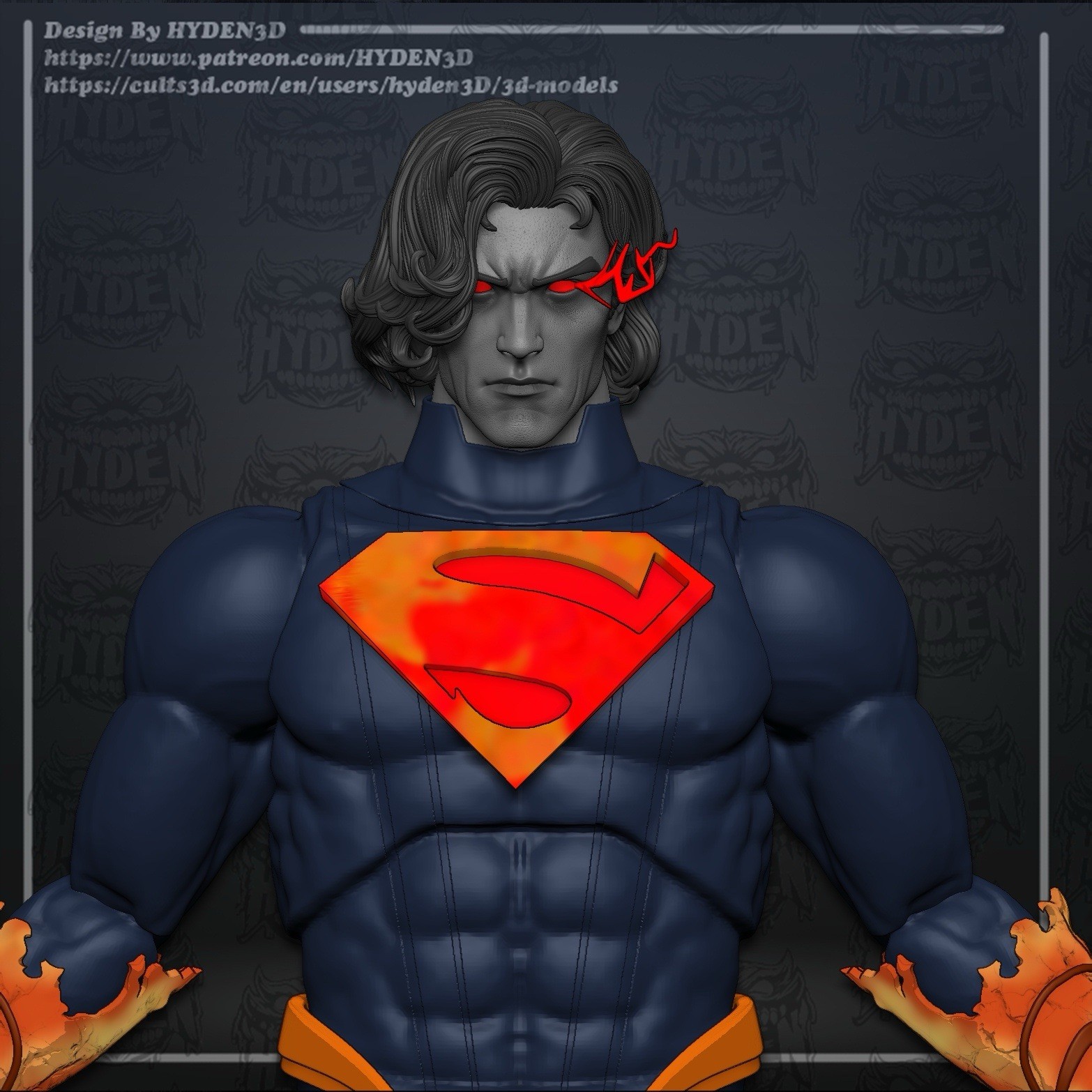 Absolute Superman Kit DC 1/12 Marvel Legends Mezco Unpainted Custom Figure