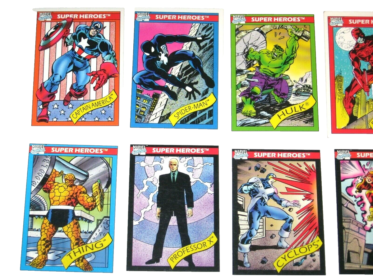 1990 MARVEL UNIVERSE SERIES 1 COMPLETE 162 CARD SET NM STAN LEE