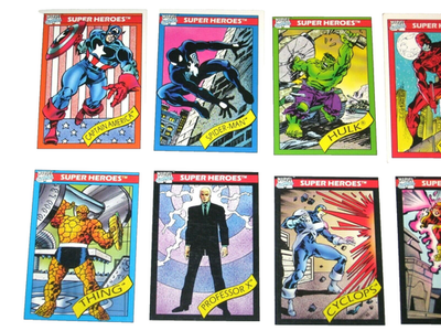 1990 MARVEL UNIVERSE SERIES 1 COMPLETE 162 CARD SET NM STAN LEE