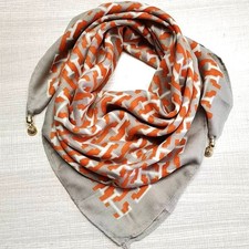 Magnetic Triangle Neck Scarf for Women Winter 2025 Cotton Linen Warm Shawl Wrap