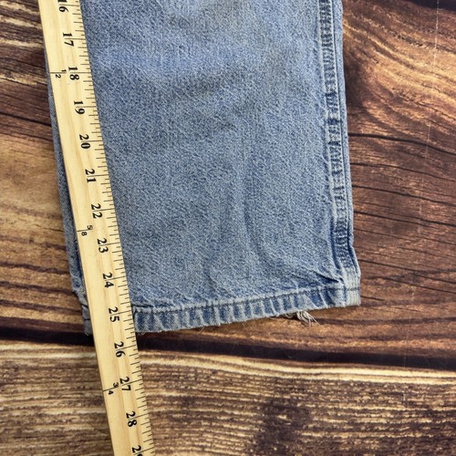 WRG Jean Co Youth Carpenter Cargo Wide Leg Denim Blue Jeans 14 Regular - Picture 6 of 9