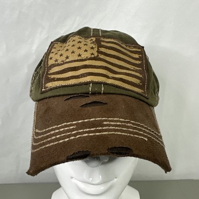  KBETHOS Unisex American USA Flag Washed Vintage Cotton Distressed Baseball Cap