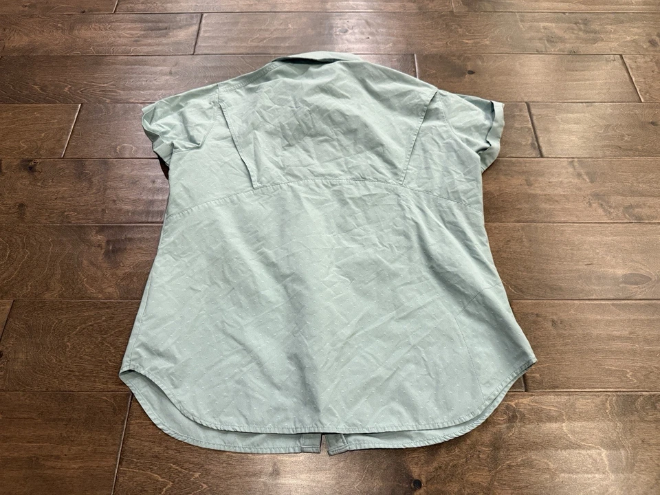 Camisa Columbia Feminina Pilsner Novidade Caminhada Ao Ar Livre Ventilada Manga Curta G - Imagem 3 de 4