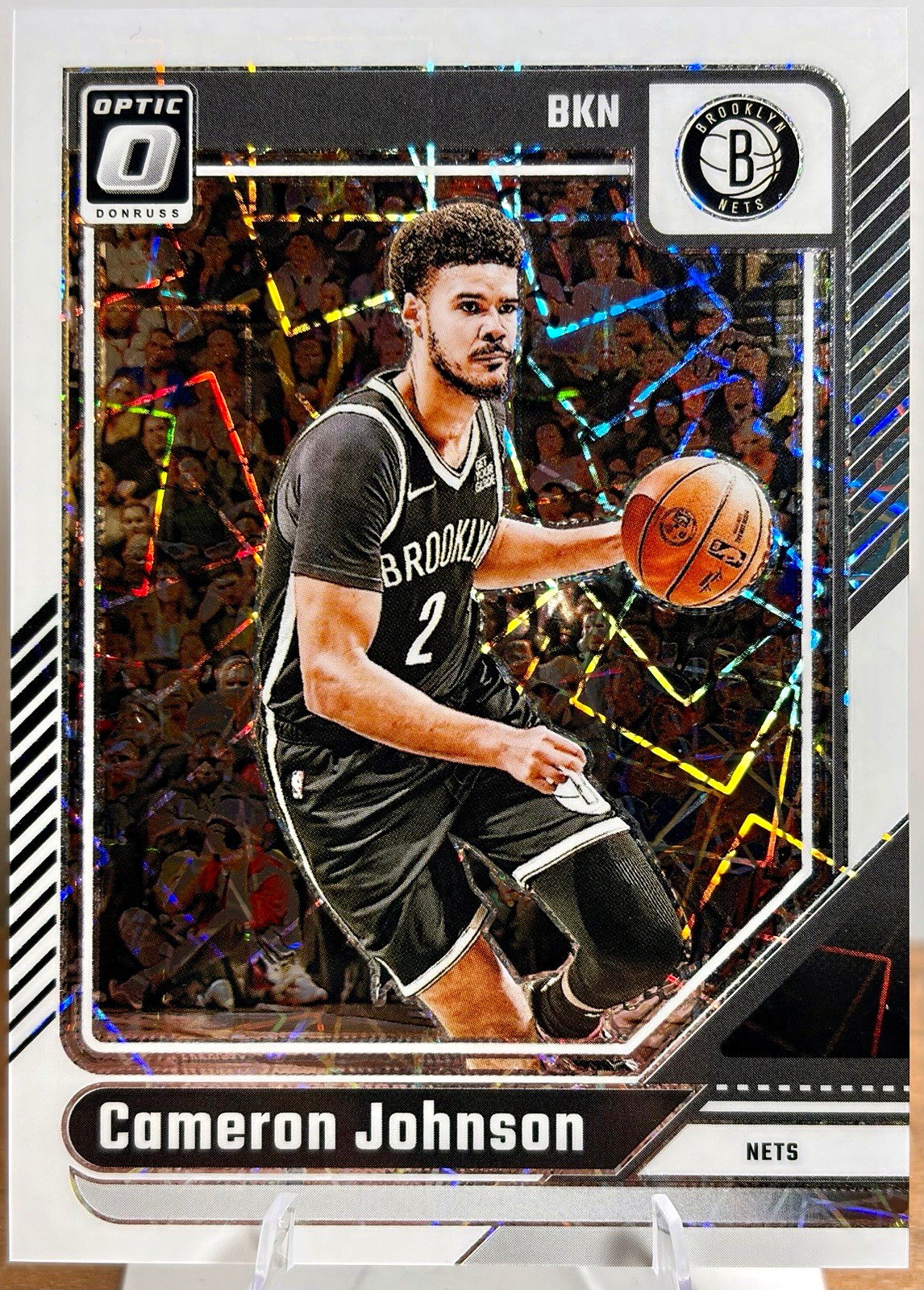 2024-25 PANINI DONRUSS OPTIC | CAMERON JOHNSON | PRIZM #35 | NETS 25/59