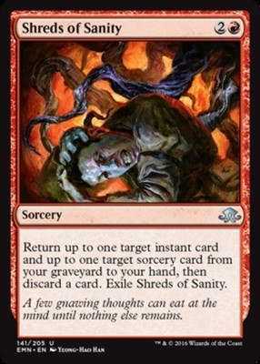 x4 Shreds of Sanity U MTG Eldritch Moon M/NM, English