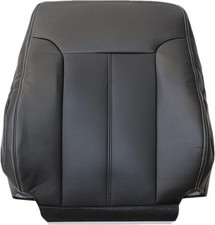 Front Driver Side Top Lean Back Replacement Microfiber Leather Seat Cover Charc