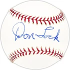 Don Lock Autographed Signed MLB Baseball Phillies, Red Sox Beckett QR #BM25460