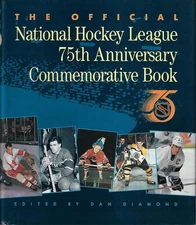 1991 Official NHL 75th Anniversary Commemorative Book,SIGNED by HOF Harry Howell