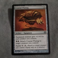 1x MTG Magic The Gathering TCG Cranial Plating  - Planechase