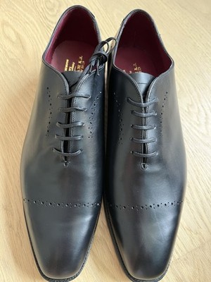 Charles Tyrwhitt Herrenschuhe Black Flemming Luxury Calf Leather