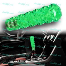 Green 3d Diamond Crystal Vip Sty Manual Bubble Shifter Shift Knob Head - 150mm Green 3d Diamond Crystal Vip Sty Manual Bubble Shifter Shift Knob Head - 150mm