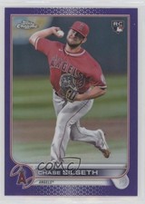 2022 Topps Chrome Update Purple Refractor Chase Silseth #USC127 00jz