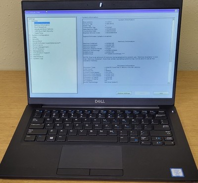 Dell Latitude7390 i7-8750U 1.90GHz 16GB 256GB NVMe 13.3'' TS LCD  No OS/HDD