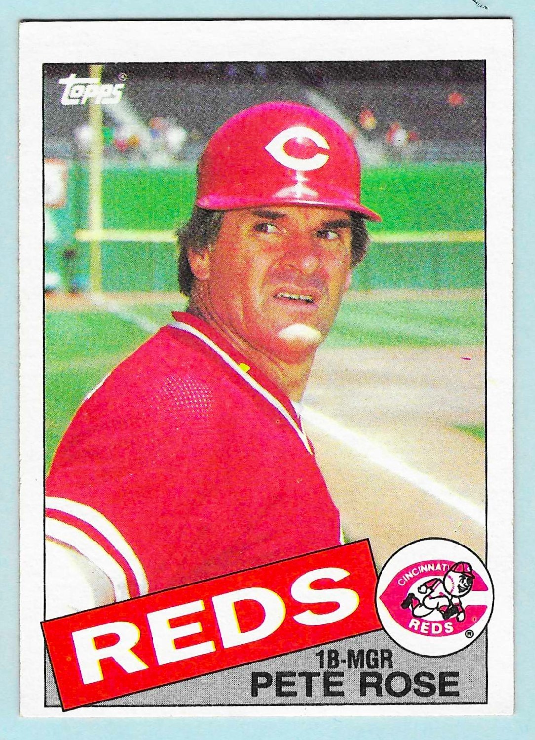 1985 Topps #600 Pete Rose Cincinnati Reds Near Mint or Better. *FREE Shipping*
