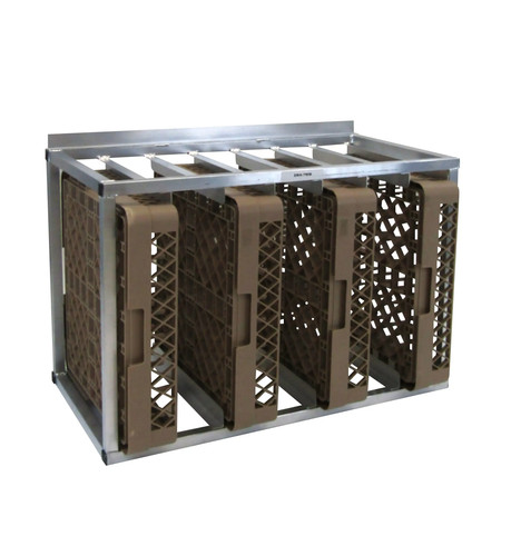 Channel Manufacturing DRH-7WM 33.5" x 18" Aluminum Wall Mount Dish Rack Holder
