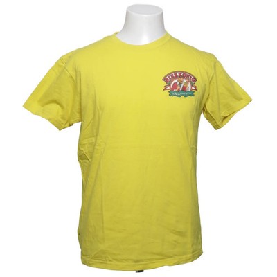 Bier Konig, T-shirt, Größe: XL, Gelb, Baumwolle, Print, Herren #Jp6