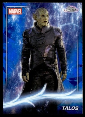 2025 Topps Chrome Marvel Sapphire Talos #98 B