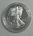 2002-W American Silver Eagle Proof 1oz 999 Silver West Point W/Box, OGP & COA