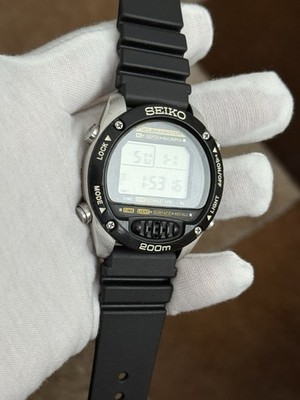 Rare Vintage Seiko Scuba Master M705-5A00 Men's Digital Diver