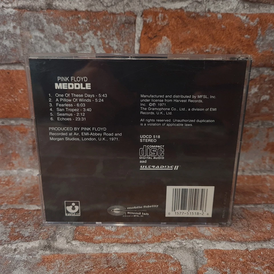 Pink Floyd: Meddle (MFSL 24 Karat Gold CD - Ultradisc) - Bild 2 von 4