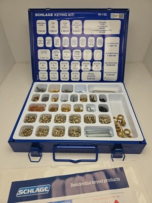 Schlage 40-132 Retail Keying Kit with Seal-Tight Metal Box - NEW - Allegion