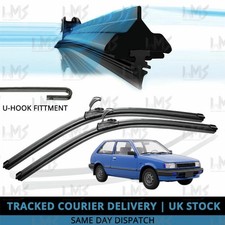For Daihatsu Charade 83-92 Front Windscreen 18" 18" Flat Aero Wiper Blades Set