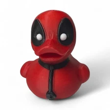 Duck Pool – 3D-Printed Red Masked Antihero Duck with Comic Book Attitude