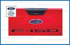 2019 Ford F150 Tailgate Inserts Decals Letters Indent Stickers - Matte Black