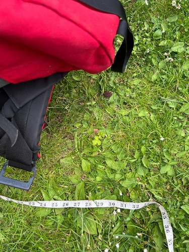 Mochila láser Berghaus | 65 litros | Grande | Vintage | Unisex | Rojo/Gris/Negro - Imagen 13 de 13