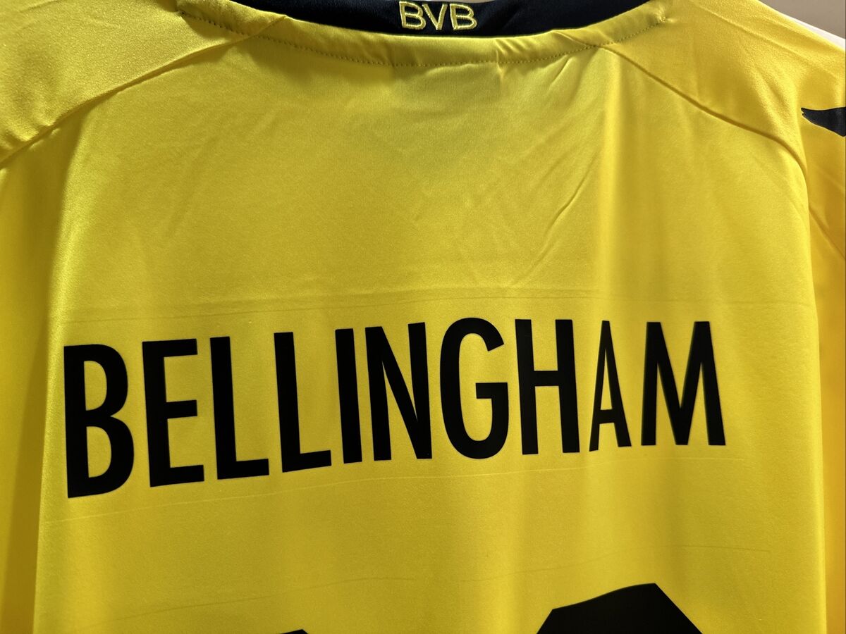 BORUSSIA DORTMUND 11/12 Custom Home BELLINGHAM KIT SHIRT BORUSSIA DORTMUND 11/12 Custom Home BELLINGHAM KIT SHIRT