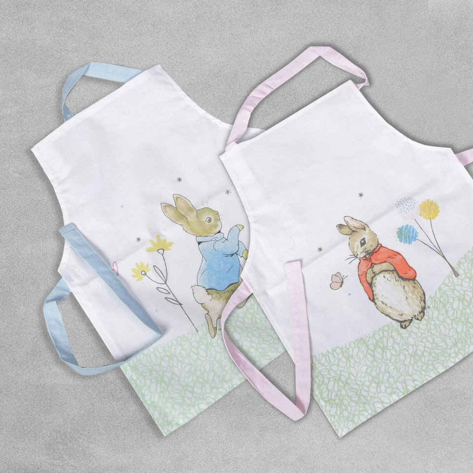 Beatrix Potter Peter Rabbit & Flopsy Kleinkinder Schürzen - Bild 1 von 1