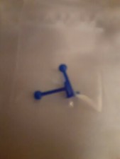 Bling Piercing 2 szt. Niebieska kula 3mm - 8mm