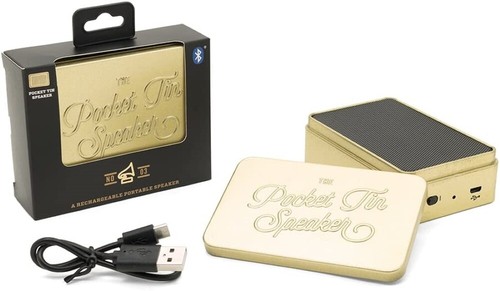 Luckies of London Pocket Tin 2.0 Bluetooth USB wiederaufladbarer tragbarer Lautsprecher