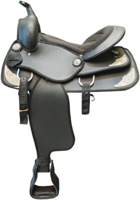 New Synthetic Western Barrel Racing Horse Saddle & Tack Size12 13 14 15 16 17 18