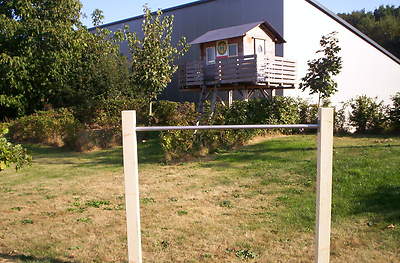 Turnstange V2A-Edelstahl 140cm Mit M12-Zentralgewinde