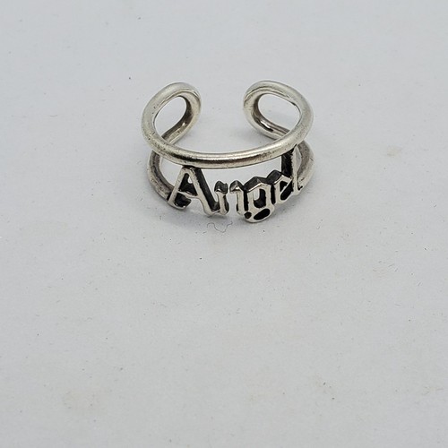 Pandora Sterling Silver Angel Ring Adjustable Size 5