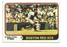 1974 TOPPS BASEBALL 105 CARLTON FISK BOSTON RED SOX