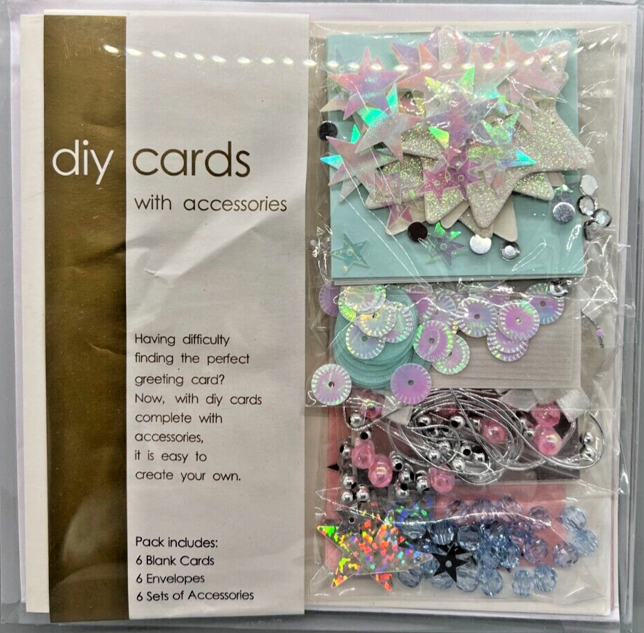 DIY Cards With Accessories Card Making Craft Kit Cardstock Bundle