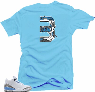 shirts that go with unc 3s